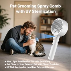 Pawshelf 4-in-1 Flea & Tick Dog & Cat Grooming Brush slide 2 of 9