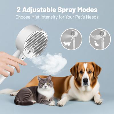 Show full view: Pawshelf 4-in-1 Flea & Tick Dog & Cat Grooming Brush slide 4 of 9