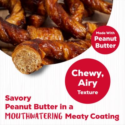 Show full view: Country Kitchen Rawhide-Free Peanut Butter Rings Dog Chew Treats, 15.9-oz bag, 21 count slide 3 of 8