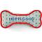 Show in main carousel: LIFE IS GOOD Holly Jumbo Oxford Bone Dog Toy slide 1 of 2