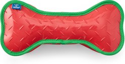 LIFE IS GOOD Christmas Trees Jumbo Oxford Bone Dog Toy slide 2 of 2