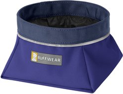 Ruffwear Quencher Dog Bowl, Huckleberry Blue, Large: 10.6-cup