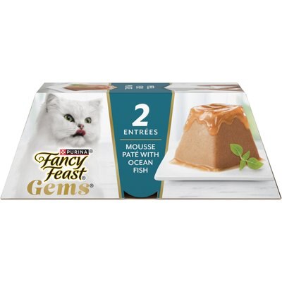 Fancy Feast Fancy Feast Gems Adult Grain-Free Ocean Fish Pate Wet Cat Food, 4-oz tray, 8 count