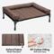 Show in main carousel: Veehoo Elevated Dog Bed with Bolster Mat, Brown, X-Large A slide 5 of 10