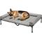 Show in main carousel: Veehoo Elevated Dog Bed with Bolster Mat, Sky Grey, X-Large A slide 1 of 10