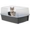 Show in main carousel: IRIS OpenTop Side Entry Cat Litter Box, Gray, XX-Large slide 2 of 8
