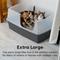Show in main carousel: IRIS OpenTop Side Entry Cat Litter Box, Gray, XX-Large slide 4 of 8