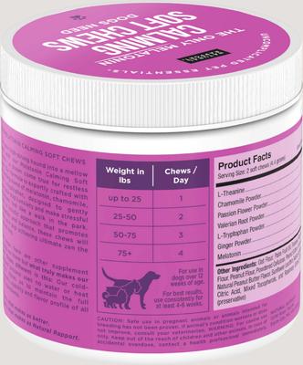 Show full view: Natural Rapport Melatonin Calming Soft Chews Supplement for Dogs, 120 count slide 7 of 8