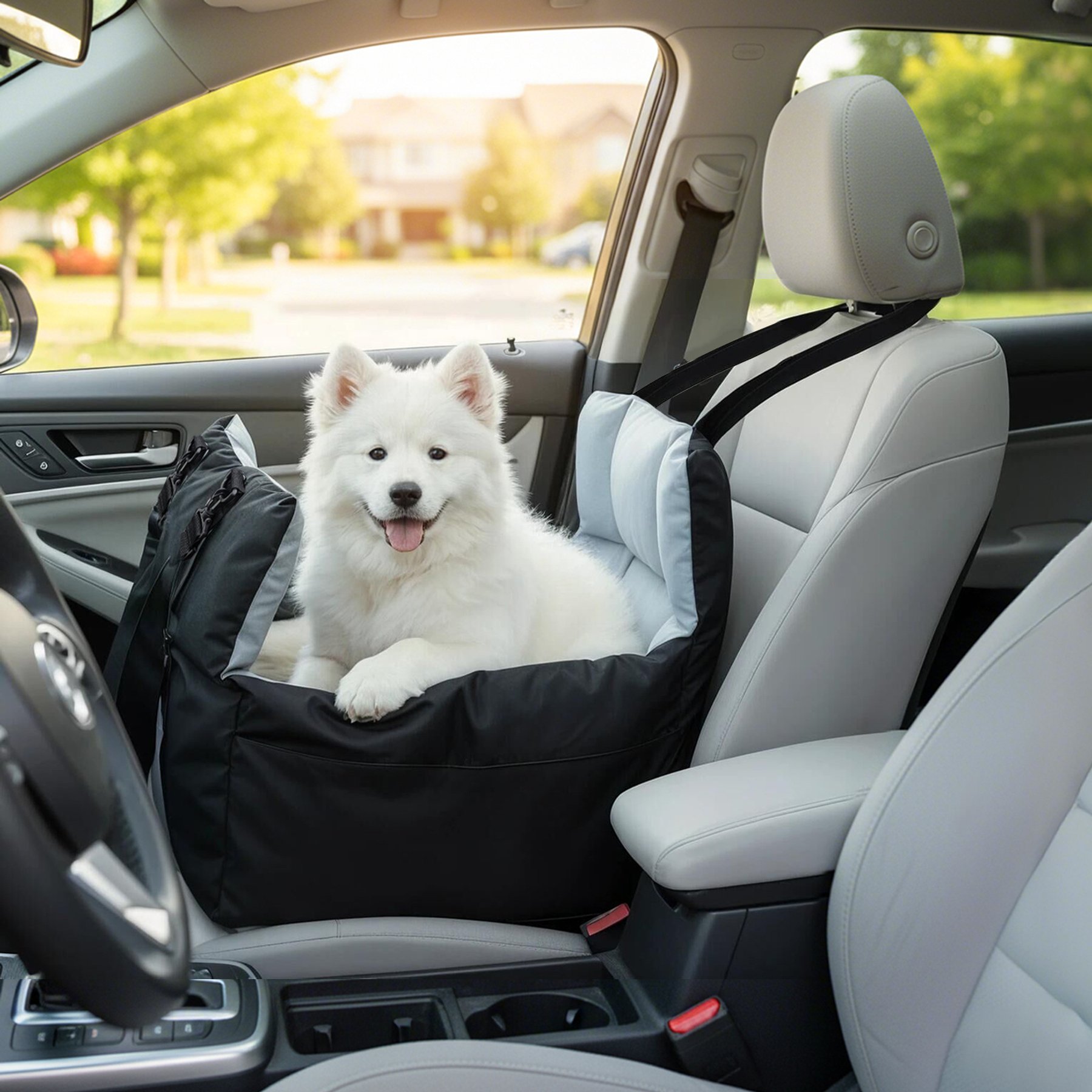 Wisfor Dog Car Booster Seat, Black