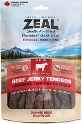 Zeal Canada Gently Air-Dried All-Natural Beef Grain-Free Jerky Tenders Dog Treats, 20-oz bag slide 1 of 5