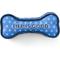 Show in main carousel: LIFE IS GOOD Snowflakes Jumbo Oxford Bone Dog Toy slide 1 of 3