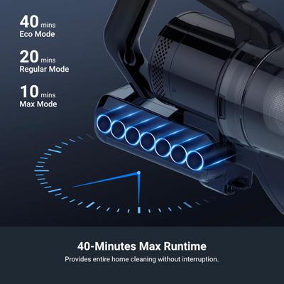 Show full view: Eureka RapidClean Pro NEC285GR Cordless Stick Vacuum Cleaner, Green/Yellow slide 4 of 8