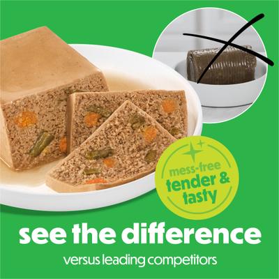 Show full view: Purina Beneful Freshly Prepared High Protein Classics Turkey Dinner with Sweet Potatoes & Green Beans Chunks in Gravy Wet Dog Food, 9.5-oz carton, 6 count slide 8 of 10