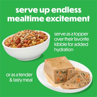 Show full view: Purina Beneful Freshly Prepared High Protein Classics with Lamb, Kale & Carrots Chunks in Gravy Wet Dog Food, 9.5-oz carton, 6 count slide 9 of 10