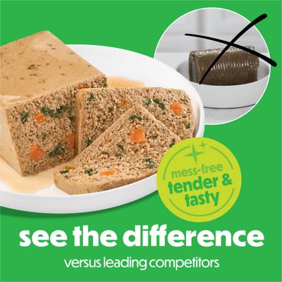 Show full view: Purina Beneful Freshly Prepared High Protein Classics with Lamb, Kale & Carrots Chunks in Gravy Wet Dog Food, 9.5-oz carton, 6 count slide 8 of 10