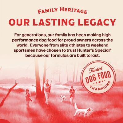 Show full view: Hunter's Special Performance Plus Formula High Protein Chicken Dry Dog Food, 40-lb bag slide 6 of 10