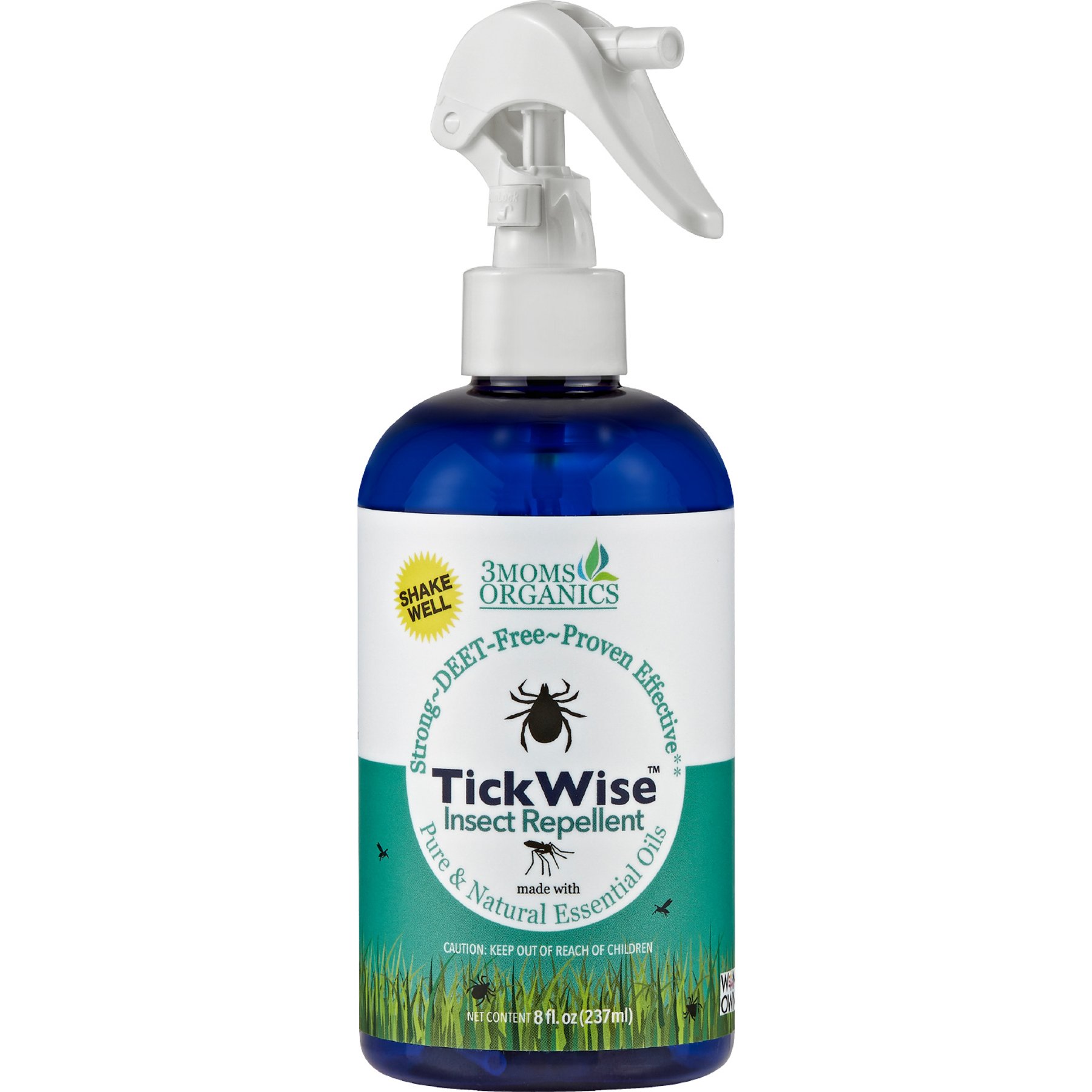 3 Moms Organics TickWise Tick & Insect Repellent Dog Spray, 8-fl oz bottle