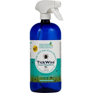 3 Moms Organics TickWise Tick & Insect Repellent Dog Spray, 32-fl oz bottle