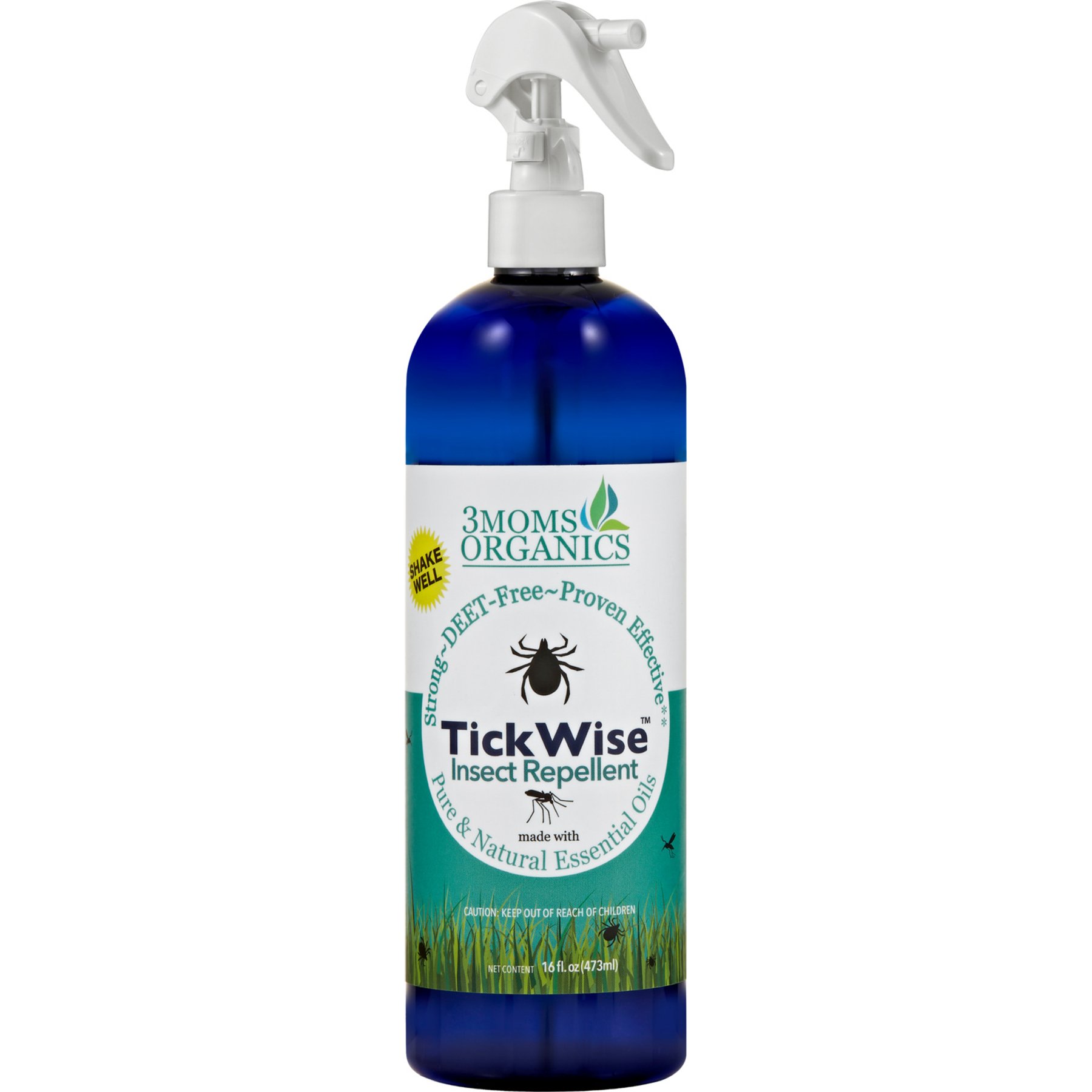 3 Moms Organics TickWise Tick & Insect Repellent Dog Spray, 16-fl oz bottle