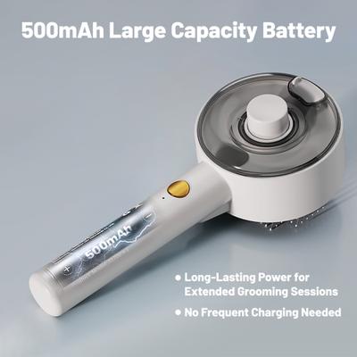 Show full view: Pawshelf 4-in-1 Flea & Tick Dog & Cat Grooming Brush slide 7 of 9