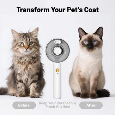 Show full view: Pawshelf 4-in-1 Flea & Tick Dog & Cat Grooming Brush slide 8 of 9