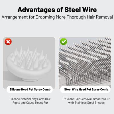 Show full view: Pawshelf 4-in-1 Flea & Tick Dog & Cat Grooming Brush slide 6 of 9