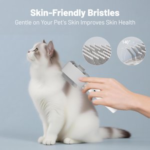 Pawshelf 4-in-1 Flea & Tick Dog & Cat Grooming Brush