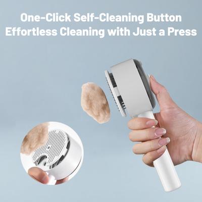 Show full view: Pawshelf 4-in-1 Flea & Tick Dog & Cat Grooming Brush slide 5 of 9