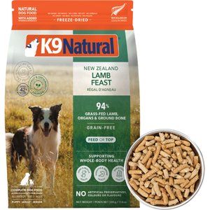 K9 NATURAL New Zealand Lamb Feast Grain-Free Freeze-Dried Dog Food