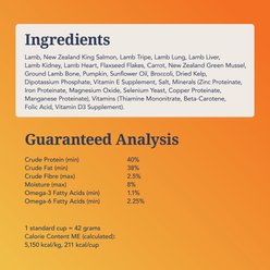 K9 Natural New Zealand Lamb & King Salmon Feast Grain-Free Freeze-Dried Dog Food, 3.5-oz bag slide 2 of 7