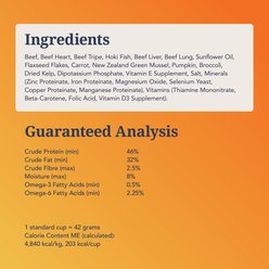 K9 Natural New Zealand Hoki & Beef Feast Grain-Free Freeze-Dried Dog Food Topper, 3.5-oz bag slide 2 of 7