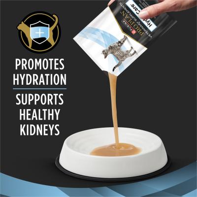 Show full view: Purina Pro Plan Veterinary Diets Hydra Care Liver Flavored Liquid Supplement for Cats, 2.65-oz pouch, case of 12, bundle of 3 slide 5 of 12