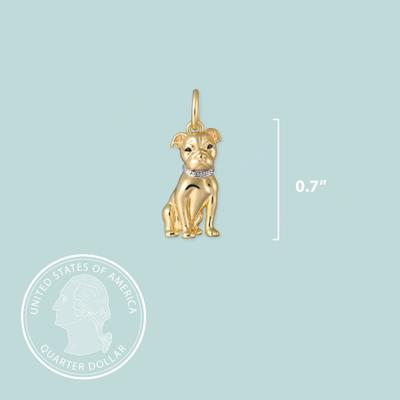 Show full view: Scamper & Co Pitbull Sterling Silver Charm slide 2 of 2