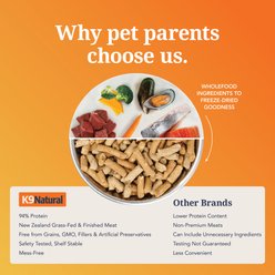 Feline Natural New Zealand Lamb & King Salmon Feast Grain-Free Freeze-Dried Cat Food, 11-oz bag slide 2 of 6