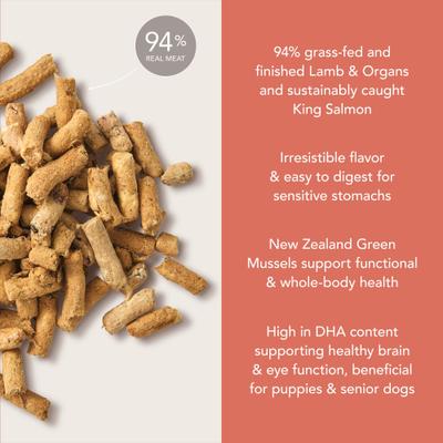 Show full view: K9 Natural Lamb & King Salmon Grain-Free Freeze-Dried Dog Food, 8-lb bag slide 4 of 10