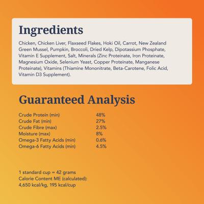 Show full view: K9 Natural New Zealand Chicken Feast Grain-Free Freeze-Dried Dog Food, 4-lb bag slide 6 of 10