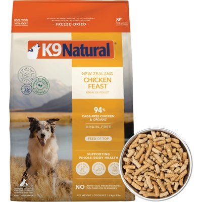 K9 Natural K9 Natural New Zealand Chicken Feast Grain-Free Freeze-Dried Dog Food, 8-lb bag