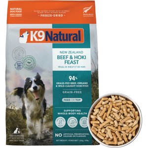 K9 Natural ドッグフード HOKI &BEEF K9 NATURAL New Zealand Beef Feast Grain-Free Freeze-Dried Dog Food