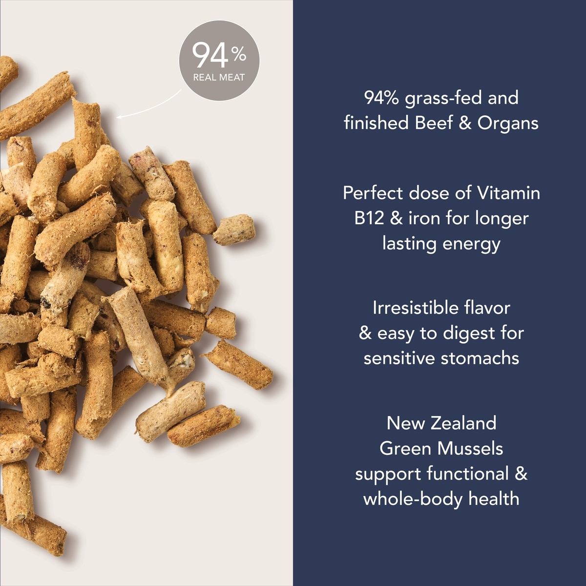 K9 NATURAL New Zealand Beef Feast Grain-Free Freeze-Dried Dog Food