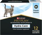 Purina Pro Plan Veterinary Diets Hydra Care Liver Flavored Liquid Supplement for Cats, 2.65-oz pouch, case of 12