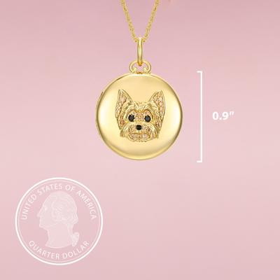 Show full view: Scamper & Co Yorkshire Sterling Silver Locket slide 2 of 2