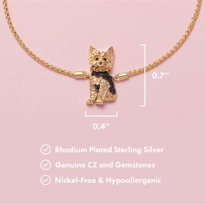 Show full view: Scamper & Co Yorkshire Terrier Sterling Silver Bolo Bracelet slide 2 of 2
