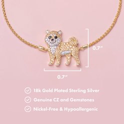 Scamper & Co Shiba Inu Sterling Silver Bolo Bracelet slide 2 of 2