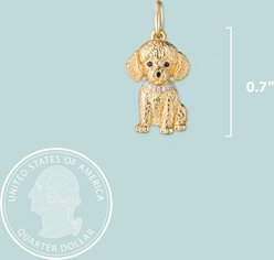 Scamper & Co Poodle Sterling Silver Charm slide 2 of 2