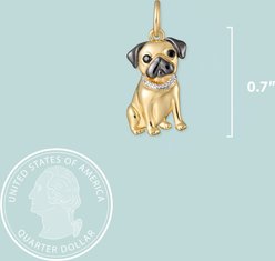 Scamper & Co Pug Sterling Silver Charm slide 2 of 2