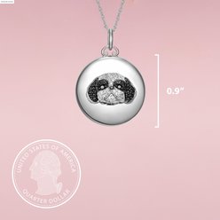Scamper & Co Shih Tzu Sterling Silver Locket slide 2 of 2