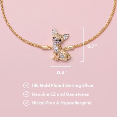 Show full view: Scamper & Co Chihuahua Sterling Silver Bolo Bracelet slide 2 of 2