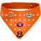 Show in main carousel: WagAround Town Charmdana Halloween Waterproof Flexible Customizable Dog Bandana with Charms Wicked Cute/Happy Halloween, Orange, Large slide 1 of 9
