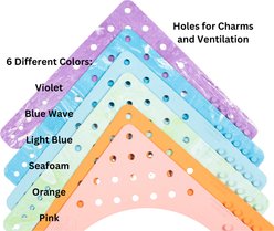 WagAround Town Charmdana 4th of July Waterproof Flexible Dog Bandana with Charms, Red, large slide 2 of 9