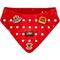 Show in main carousel: WagAround Town Charmdana Thanksgiving Waterproof Flexible Customizable Dog Bandana with Charms, Red, Large slide 1 of 9